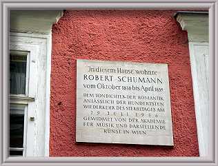 Schumann-Gedenktafel